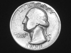 1936-S Washington Quarter --- Very Fine - Picture 1 of 10