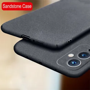 Hülle Für OnePlus 9 Pro 8 Pro 7 7T Pro 8T Extrem dünn Matt Sandstein Hard Case