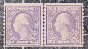 Scott 493 - 3 Cents Washington - Joint Line Pair - MNH - SCV - $230.00 - Picture 1 of 2