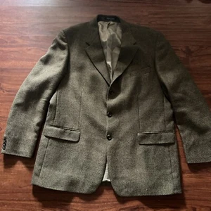 Men's Lord & Taylor Kasper Collection 100% Wool/ Laine Blazer 46 T - Picture 1 of 9