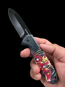 Comic Con Themed Spring Assited Pocket Knife -High Quality Folding Knife - 55B - Picture 1 of 5