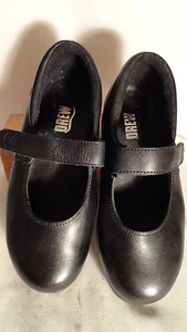 Drew Black Leather, Adjustable Strap, Mary Janes/Shoes, Womens 5.5-6W - Picture 1 of 10