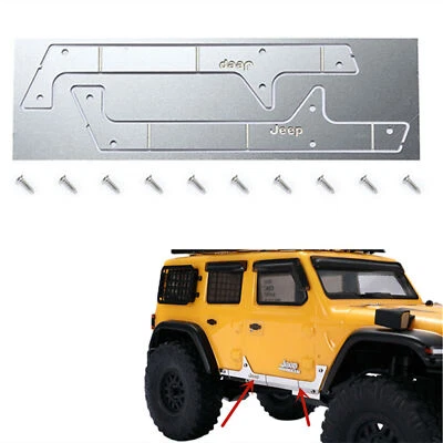 Metal Side Door Anti-skid Plate Kit for 1/24 Axial SCX24 Wrangler RC Crawler Car - Image 1 of 4