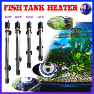 100W-500W Aquarium Submersible Heater Fish Tank Auto Water Thermostat AU Stock - Picture 1 of 22