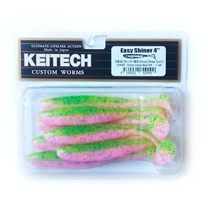 KEITECH EASY SHINER Soft Plastic Bait Jig Swimbait Lure Rockfish Finesse #EA16T