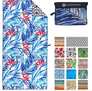 Microfiber Beach Towel - Sand Free Towels Are Quick Dry, Light Weight, Super Abs - Picture 1 of 5