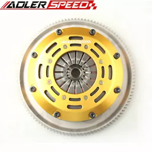 ADLERSPEED TWIN DISC CLUTCH KIT FOR 92-05 HONDA CIVIC D15 D16 D17 STANDARD WT - Foto 1 di 4