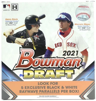 2021 Bowman Draft Baseball Factory Sealed Hobby LITE Box - Image 1 of 4