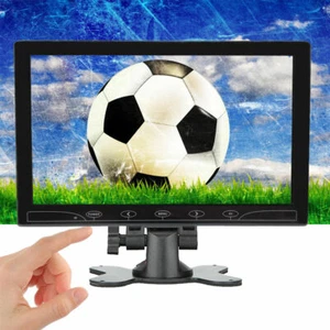 10" Touch Button TFT LCD CCTV Monitor RCA AV VGA HDMI 1080P For PC POS Car DVD - Picture 1 of 6
