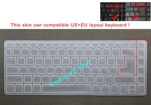 Keyboard Skin Cover for Acer E5-432 E5-452 E5-473G E5-474G E5-475G E5-491G K4000 - Picture 1 of 6