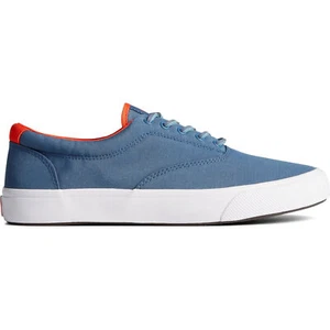 Sperry Striper II Mens Fashion Casual Sneakers Designer Plimsoll Trainers Grey - Picture 1 of 4
