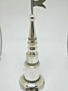 Havdalah spice box tower sterling silver 3 floor level tower & Yemenite Filigree - Picture 1 of 2