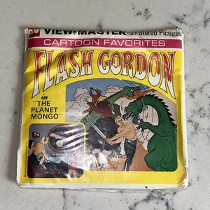 SEALED B583 Flash Gordon Planet Mongo Comics Cartoon view-master 3 Reels Packet - Picture 1 of 3