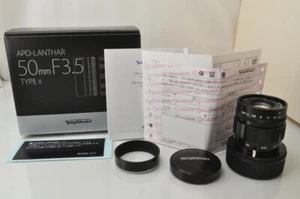 [MINT++]Voigtlander APO-LANTHAR 50mm F3.5 Type II VM Lens Black Leica M-mount - Picture 1 of 12