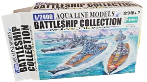 1/2400 F-Toys WWII Aqua Line Model BATTLESHIP Collection Tirpitz - Bild 1 von 17