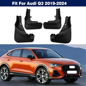 Splash Guards Mudguard 4PCS Front & Rear Mud Flaps for Audi Q3 2019-2024 - Picture 1 of 10