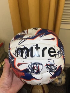 Chesterfield Squad Signed Mitre Delta V12 Size 5 Official Replica Ball - Picture 1 of 6