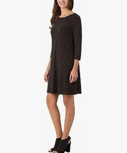 Vestido HILARY RADLEY Negro Blanco Manga 3/4 Pullover Cambio Talla Pequeña - Imagen 1 de 6