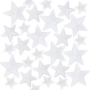 GYGYL 24 Pieces Iron on Star Patches, Star Embroidered Applique for Clothes, ... - Picture 1 of 6