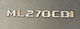 Mercedes ML 270 CDI Rear Boot Badge Emblem &ndash; Needs Adhesive