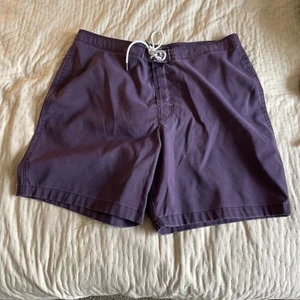 ABERCROMBIE & FITCH Shorts Mens 32 Lined Purple Swim Board Trunks - Picture 1 of 3