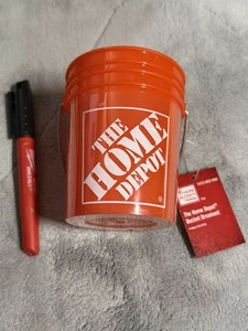 The Home Depot Mini Secchiello Decorazione Natalizia SPEDIZIONE VELOCE 🎄 - Foto 1 di 4