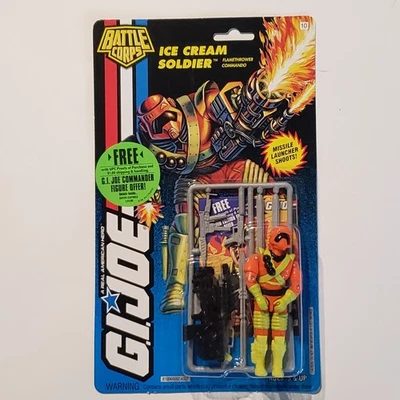 Figura Hasbro 1994 GI Joe Battle Corps Ice Cream Soldier 3,75" NUEVA DE COLECCIÓN SIN USAR, EN CAJA Foto 1 de 4