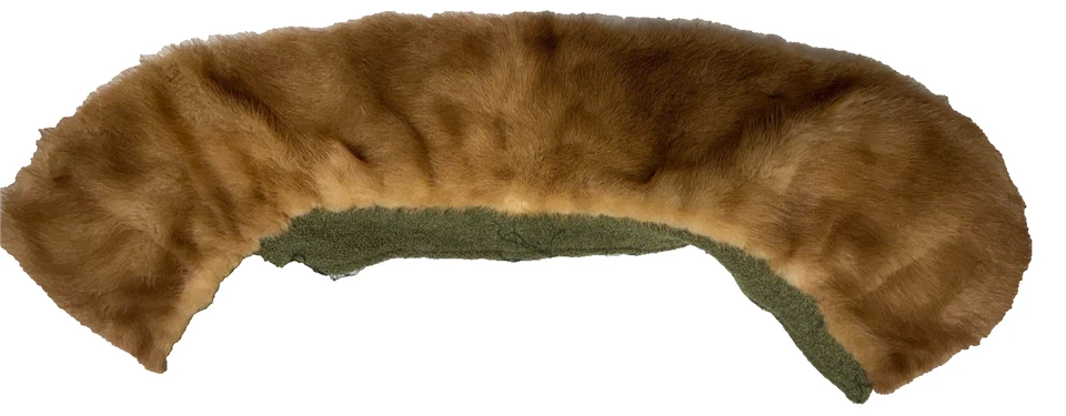 Cuello de piel de visón real vintage Foto 1 de 4