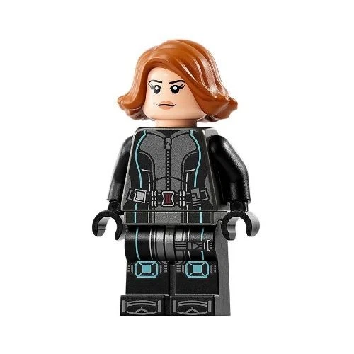 LEGO Marvel Super Heroes Vedova Nera Con Capelli Corti Minifigure Da 76260 - Immagine 1 di 1