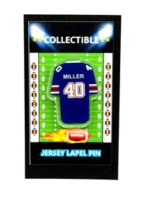 Buffalo Bills Von Miller jersey lapel pin-Classic Collectible-Free Ship - Picture 1 of 1