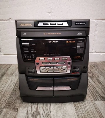 Sharp Mini Component System - Black - Unit Only (CD-C440H) - Image 1 of 4