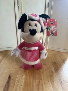 Disney 2013 MINNIE MOUSE 12" PELUCHE ANIMADO BAILA Y CANTA UNA CANCIÓN DE NAVIDAD - Imagen 1 de 10