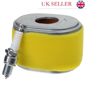 For Honda GX340 GX390 Air filter And BPR6ES Spark Plug Service Kit Replacement - Picture 1 of 8