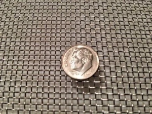 Stainless Steel Wire Mesh - Woven Wire 304 #10 .025 Wire Cloth Screen 12" x 12" - Picture 1 of 3