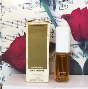 Paco Metal EDT Spray 1.0 FL. OZ. By Paco Rabanne. Vintage.