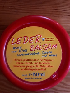 3er SET Möbel Schuhe Lederfett Lederreiniger Lederbalsam Lederpflege Bienenwachs - Bild 1 von 2