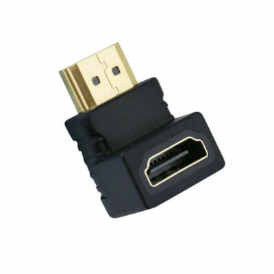 4K HDMI Adapter 90 degree Right Angle Male to Female Type Port Angled adaptor - Image 1 of 4