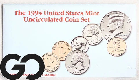 1994 United States Mint Set, P/D Mints ** Government Envelope + OGP Cover