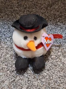 Puffkins Christmas Flurry 5" Holiday Plush Snowman - Picture 1 of 3