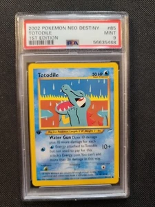 2002 Pokemon Neo Destiny 85 Totodile 1st Edition PSA 9 WoTC - Bild 1 von 2