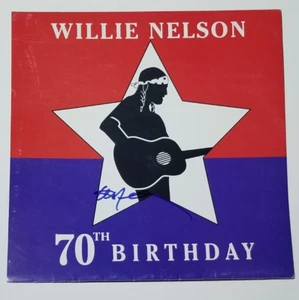 Willie Nelson ECHT handsigniertes The Essential 70. Geburtstag Album flach JSA COA - Bild 1 von 6