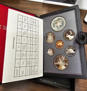 1985 Royal Canadian mint 7 Coin National Parks Silver Proof Set .375oz ASW - Bild 1 von 4