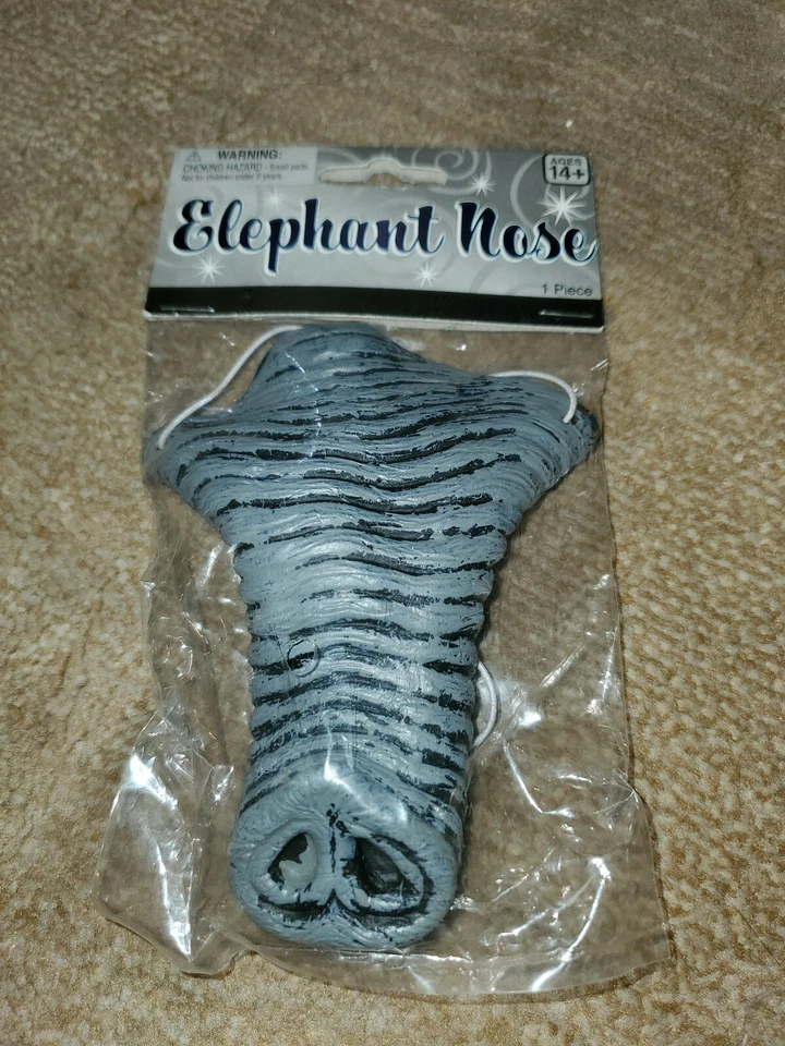 Слон нос джунглей сафари животных карнавальный костюм аксессуар для Хэллоуина ребенка - Изображение 1 из 2