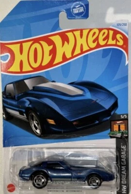 2024 Hot Wheels 109/250 C3 Corvette Stingray (Blue) - Image 1 of 3