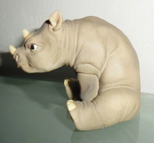 FIGURA DE RINOCERONTE DE COLECCIÓN DE ESTADOS UNIDOS COLECCIÓN ARCADIA SUMMIT LINDO DISEÑO - Imagen 1 de 6