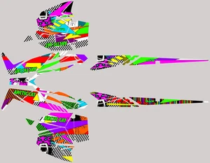 2012+ Arctic Cat ProCross SNOWMOBILE SLED GRAPHIC KIT WRAP DECALS DECO TUNNEL - Bild 1 von 1