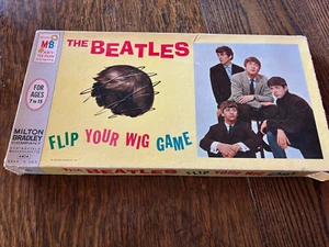 1964 THE BEATLES MILTON BRADLEY CO. "FLIP YOUR WIG" BOARD GAME COMPLETE - Picture 1 of 7