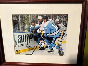 RYAN MALONE Pittsburgh Penguins 12 x 15 Framed, 2007 Signed Pic Pittsburgh Born - Picture 1 of 1