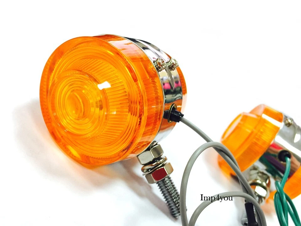 Rear Turn Signal Indicator 67-69 Kawasaki C2SS C2TR Roadrunner Stainless steel Foto 1 de 1