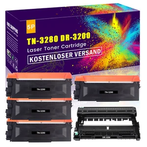 Toner/Trommel Compatible with BrotherHL-5350DN HL-5380DN HL-5340DN TN3280 DR3200 - Bild 1 von 10